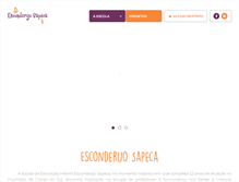 Tablet Screenshot of esconderijosapeca.com.br